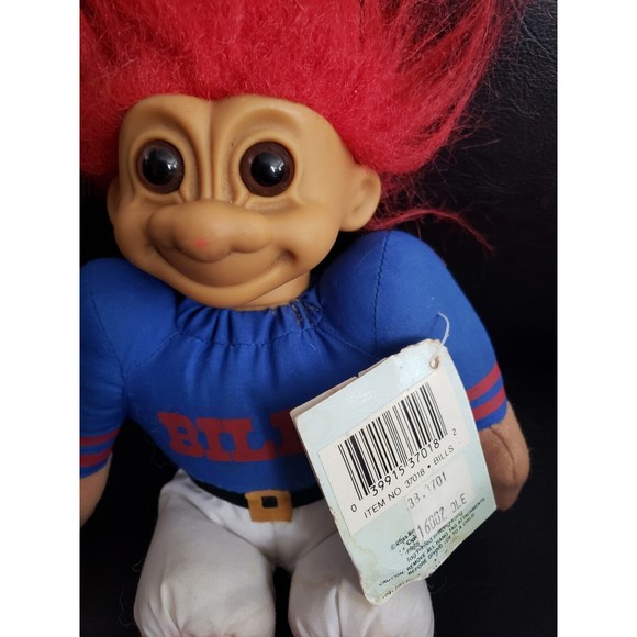 Large NFL Buffalo Bills Russ 1991 Good Luck Troll doll - Picture 2 of 7